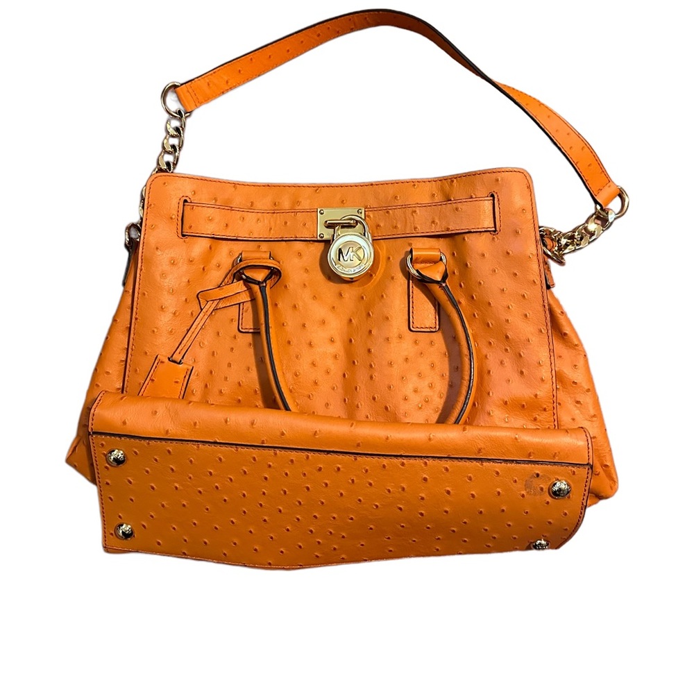 Michael Kors Large Burnt Orange Crossbody Purse